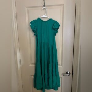 Charming Green Womens Dress
